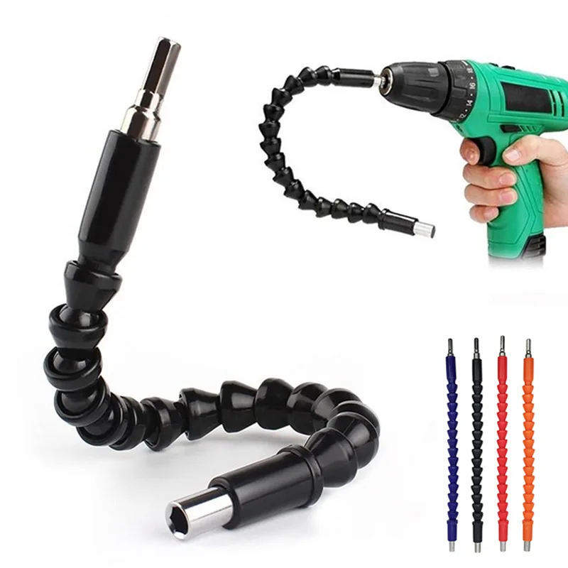 Realmote 295mm 360 Degrees Screwdriver Bend Universal Adapter Extension Rod Drill Bit Flexible Shaft Electrical Tool Accessories
Realmote 295mm 360 Degrees Screwdriver Bend Universal Adapter Extension Rod Drill Bit Flexible Shaft Electrical Tool Accessories