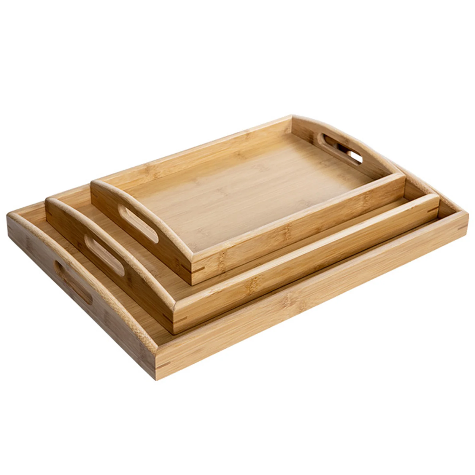 Bamboo Serving Tray Square Tray With Handle Kitchen Supply Wood Sundries Holder Home Decor Tea tray Food tray Breakfast Tray
Bamboo Serving Tray Square Tray With Handle Kitchen Supply Wood Sundries Holder Home Decor Tea tray Food tray Breakfast Tray