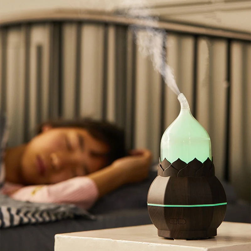 Gourd Design Essential Oil Diffuser USB Ultrasonic Air Humidifier with Colorful LED Lamp For Home Room Fragrance Aroma Diffusers
Gourd Design Essential Oil Diffuser USB Ultrasonic Air Humidifier with Colorful LED Lamp For Home Room Fragrance Aroma Diffusers