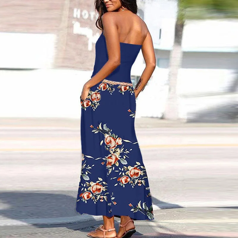 Summer Sexy Backless Strapless Beach Dress Women Elegant Patchwork Printing Party Dress 2021 Casual Loose Femme Dress Streetwear
Summer Sexy Backless Strapless Beach Dress Women Elegant Patchwork Printing Party Dress 2021 Casual Loose Femme Dress Streetwear