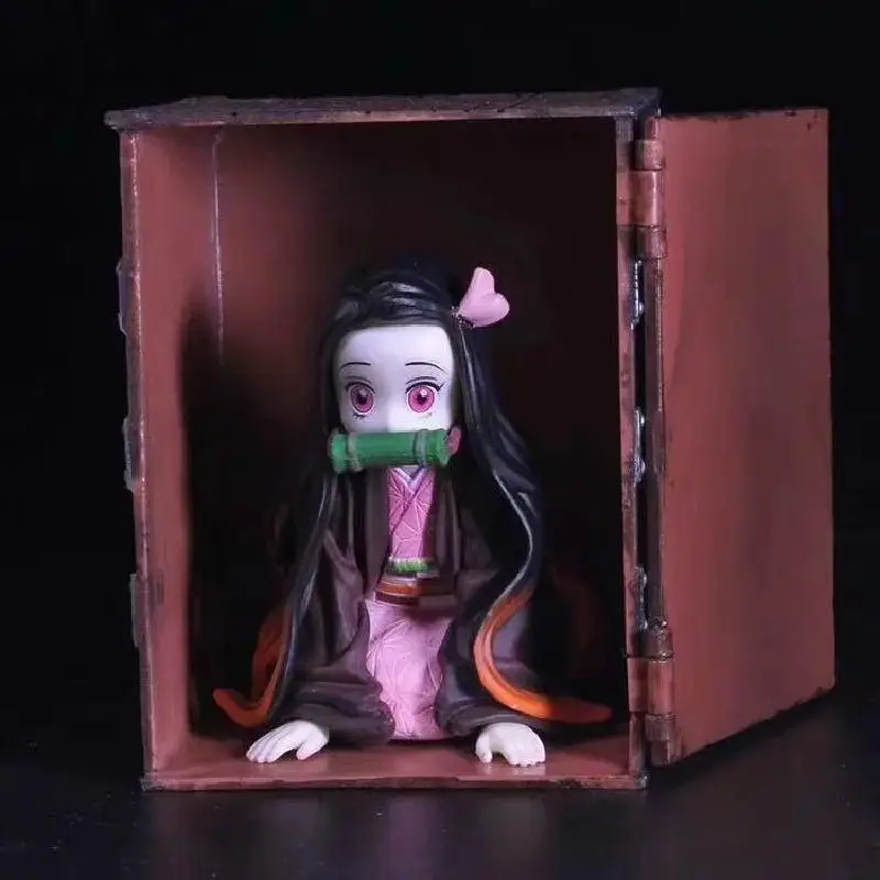 Devil's Blade Anime Figures GK Statue UP ART MINI Nezuko PVC Demon Slayer Kimetsu No Yaiba Action Figures Collectible Model Toys
Devil's Blade Anime Figures GK Statue UP ART MINI Nezuko PVC Demon Slayer Kimetsu No Yaiba Action Figures Collectible Model Toys