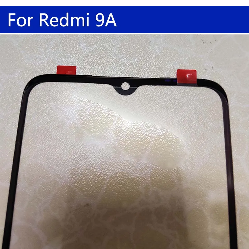 10 шт./партия для Xiaomi Redmi 9 9A 9C LCD Передняя Сенсорная панель стеклянная внешняя