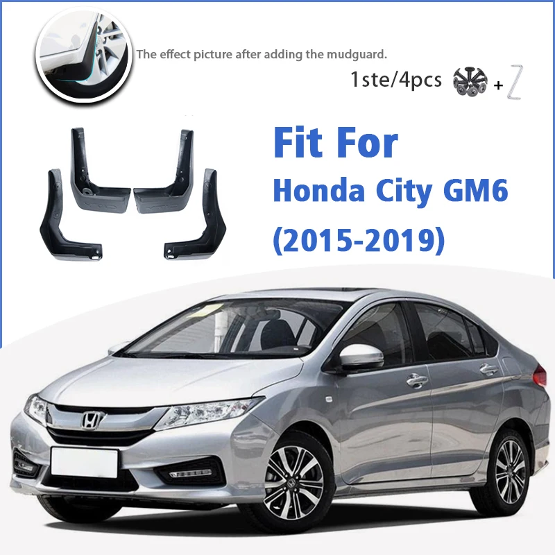 Mudguard For Honda City GM6 2015-2019 Front Rear 4pcs Mudflaps Mudguards Car Accessories Splash Guard Fender 2016 2017 2018
Mudguard For Honda City GM6 2015-2019 Front Rear 4pcs Mudflaps Mudguards Car Accessories Splash Guard Fender 2016 2017 2018