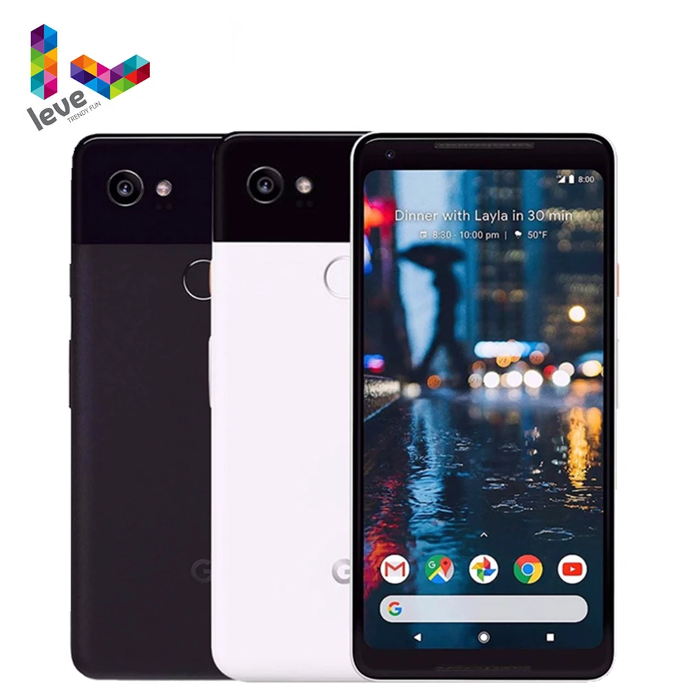 

Unlocked Global Version Google Pixel 2 XL XL2 Mobile Phone 6.0" 4GB RAM 64&128GB ROM 12MP Qcta Core 4G LTE Android Smartphone