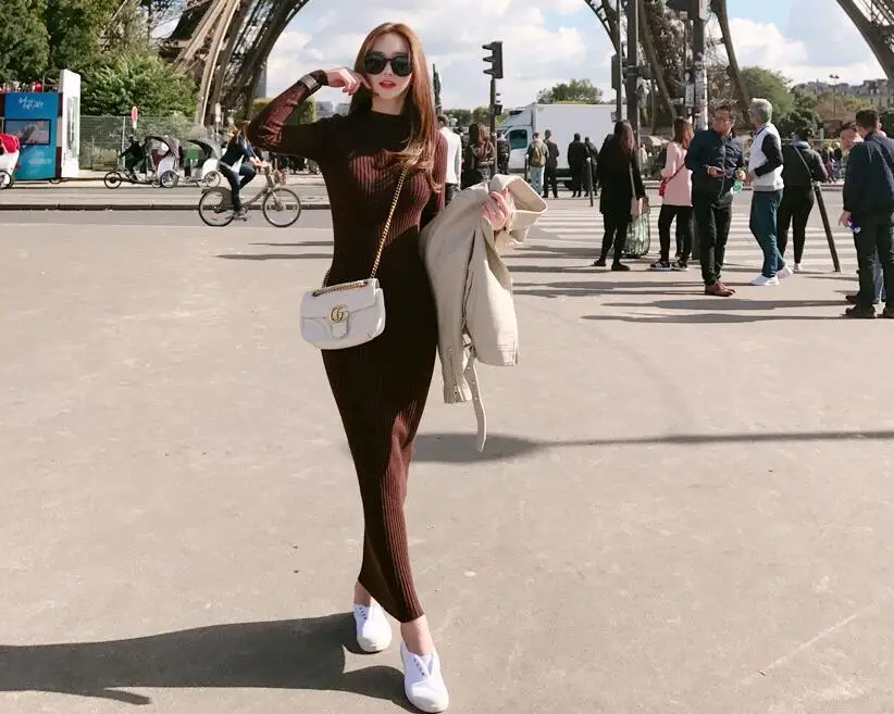 TVVOVVIN Slim New Knitting Spring Round Neck Long Sleeve Basis Sweater Dresses Knitting Buttock Party Maxi Dress Befree G8TC
TVVOVVIN Slim New Knitting Spring Round Neck Long Sleeve Basis Sweater Dresses Knitting Buttock Party Maxi Dress Befree G8TC