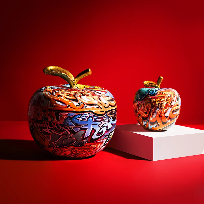 Painted Graffiti Colorful Apple Resin Crafts Ornaments Home Entrance Wine TV Cabinet Office Decorations Birthday Wedding Gift
Painted Graffiti Colorful Apple Resin Crafts Ornaments Home Entrance Wine TV Cabinet Office Decorations Birthday Wedding Gift