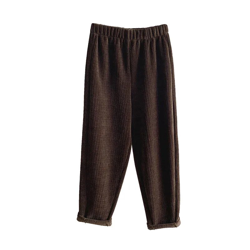 2020 Autumn/winter Harlan Pants Solid Color Wick Velvet Women's Black Korean Straight Casual Elastic Waist Pants 
2020 Autumn/winter Harlan Pants Solid Color Wick Velvet Women's Black Korean Straight Casual Elastic Waist Pants