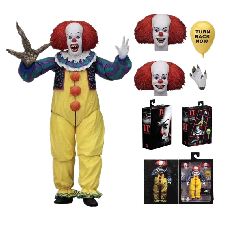 18cm New NECA IT Pennywise Joker 1990 old version clown action figure toys doll gift
18cm New NECA IT Pennywise Joker 1990 old version clown action figure toys doll gift