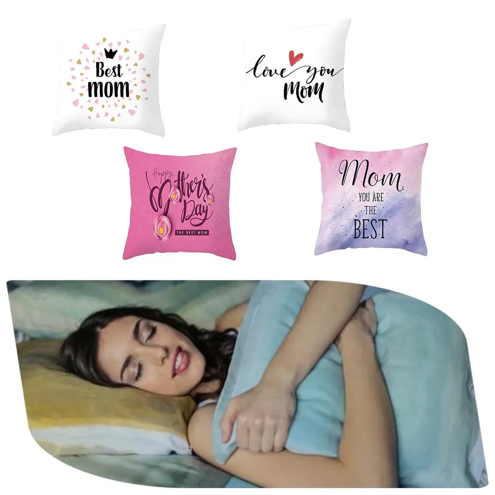 4pcs 45cm*45cm Happy Mother's Day I Love Mom Linen/Cotton Throw Pillow Covers Couch Cushion Cover Home Decor Pillowcase
4pcs 45cm*45cm Happy Mother's Day I Love Mom Linen/Cotton Throw Pillow Covers Couch Cushion Cover Home Decor Pillowcase