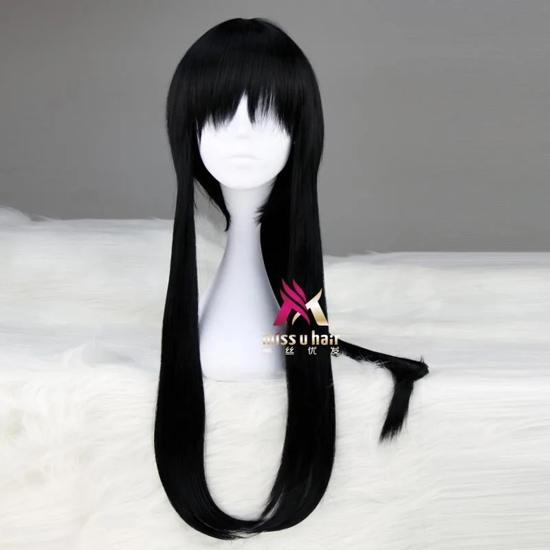 Новинка синтетический длинный черный парик D.Gray-man Yu Kanda для косплея Для