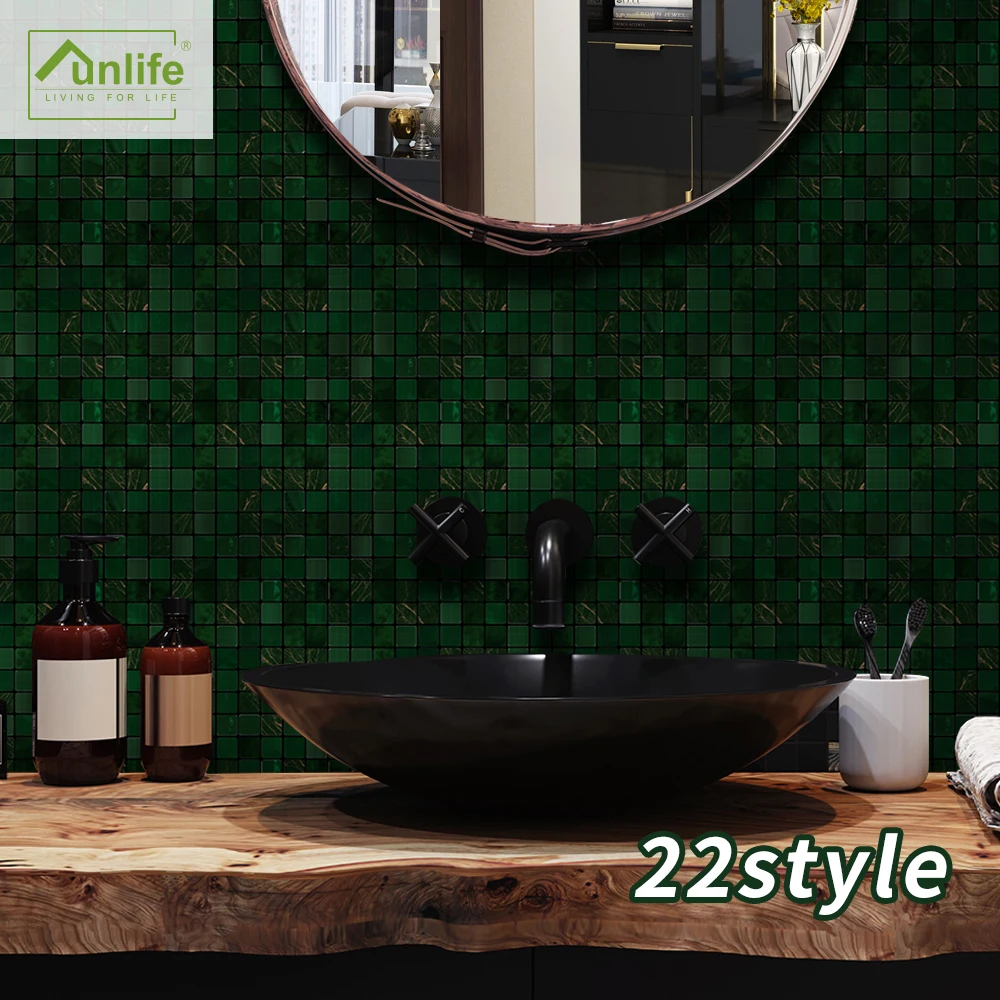 Funlife® Mosaic Tile Sticker Wall Sticker kitchen waterproof Peel&Stick Self-Adhesive Bathroom Kitchen Backsplash Floor Wall
Funlife® Mosaic Tile Sticker Wall Sticker kitchen waterproof Peel&Stick Self-Adhesive Bathroom Kitchen Backsplash Floor Wall