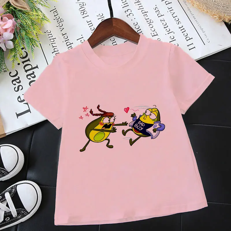 Fashion Summer T-shirt Boys Harajuku Avocado Spoof Print Girls Top Novelty T Shirt Kids Kawaii Korean Design Short Sleeve 24M-9T
Fashion Summer T-shirt Boys Harajuku Avocado Spoof Print Girls Top Novelty T Shirt Kids Kawaii Korean Design Short Sleeve 24M-9T