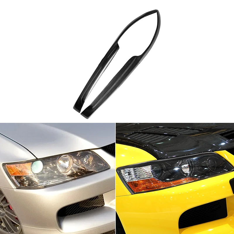 For Mitsubishi Lancer Evolution EVO 7 8 9 2003 2007 Real Carbon Fiber Headlight Cover Eyebrow Eyelids Car Sticker Trim Protector
For Mitsubishi Lancer Evolution EVO 7 8 9 2003 2007 Real Carbon Fiber Headlight Cover Eyebrow Eyelids Car Sticker Trim Protector