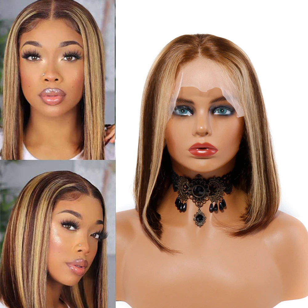 Straight 13x4 Lace Front Wigs For Women Human Hair Brazilian Remy Colored Short Bob Ombre P4/27 perruque cheveux humain
Straight 13x4 Lace Front Wigs For Women Human Hair Brazilian Remy Colored Short Bob Ombre P4/27 perruque cheveux humain