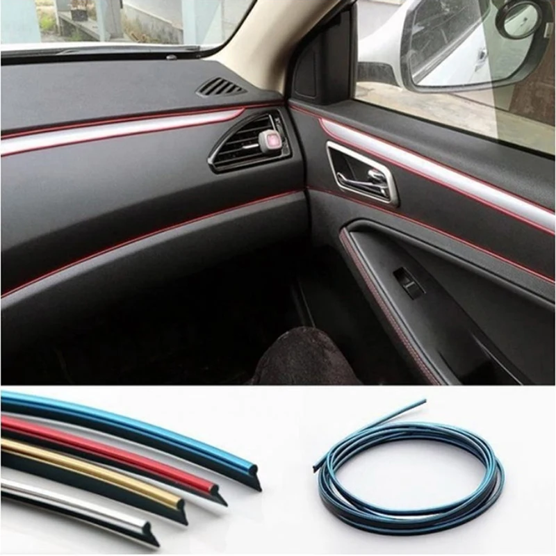 5M Car Seal Accessories Moulding Trim Dashboard Edge Universal Auto Chrome Styling Interior Exterior Decoration Door Strip
5M Car Seal Accessories Moulding Trim Dashboard Edge Universal Auto Chrome Styling Interior Exterior Decoration Door Strip
