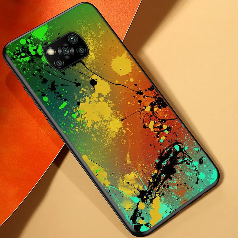 Акварельные чернила Граффити Для XiaoMi Poco X2 X3 NFC M2 M3 F1 F2 C3 Pro Mi Mix 3 Play A3 A2 A1 CC9E CC9 5X 6X 5 6 Lite