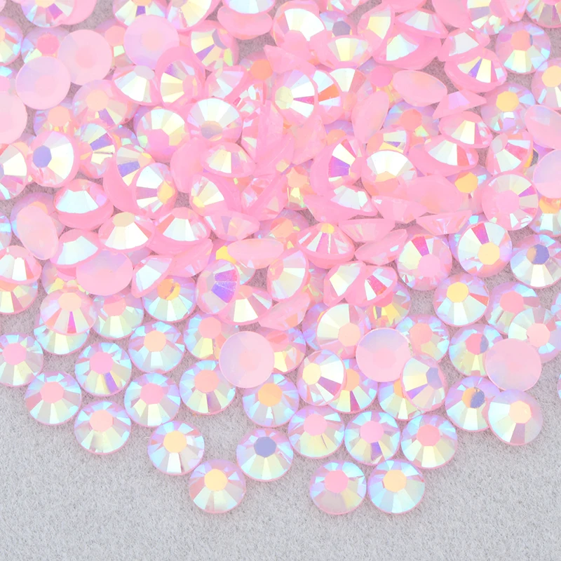 JUNAO Wholesale 3mm 4mm 5mm 6mm Jelly Pink AB Flatback Rhinestone Resin Crystal Stone Stickers Non Hotfix Round Diamond Strass
JUNAO Wholesale 3mm 4mm 5mm 6mm Jelly Pink AB Flatback Rhinestone Resin Crystal Stone Stickers Non Hotfix Round Diamond Strass
