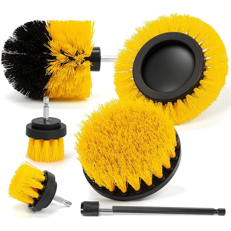 6Pcs Electric Drill Brush, Electric Cleaning Brush, Fits Hexagonal Electric Drills, For Bathrooms,Kitchens,Window Frames
6Pcs Electric Drill Brush, Electric Cleaning Brush, Fits Hexagonal Electric Drills, For Bathrooms,Kitchens,Window Frames