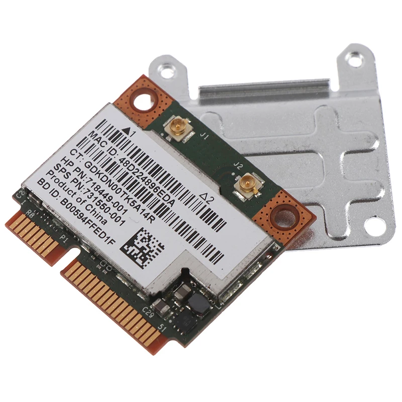 Беспроводная карта 2,4/5 ГГц, 300 Мбит/с, Wi-Fi, Bluetooth 4,0 для ноутбука Bcm943228hmb
Беспроводная карта 2,4/5 ГГц, 300 Мбит/с, Wi-Fi, Bluetooth 4,0 для ноутбука Bcm943228hmb