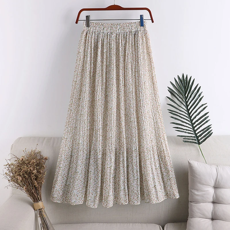 2020 New Fashion Summer High Waist Women Vintage Ladies Pleated Splice Floral Stitching Skirt
2020 New Fashion Summer High Waist Women Vintage Ladies Pleated Splice Floral Stitching Skirt