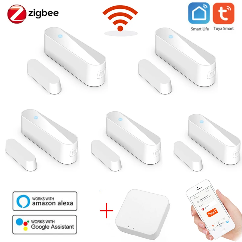 Tuya Smart Door Sensor Door Open/Closed Detector App Notification Alert Security Alarm Magnetic Sensor Support Alexa Google Home
Tuya Smart Door Sensor Door Open/Closed Detector App Notification Alert Security Alarm Magnetic Sensor Support Alexa Google Home