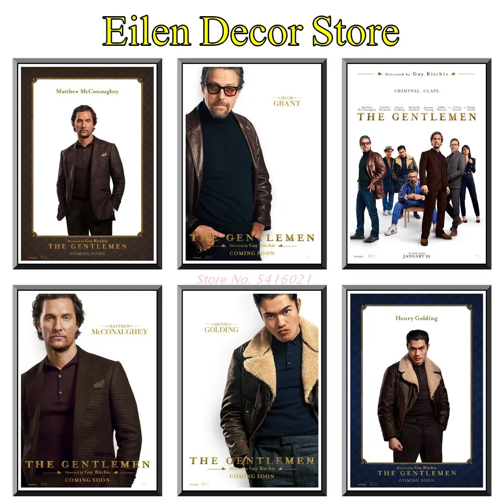 The Gentlemen Movie Poster Posters & Prints Retro Movie Poster Decoration Art Prints Wall Picture Decal Movie Poster 42X30cm
The Gentlemen Movie Poster Posters & Prints Retro Movie Poster Decoration Art Prints Wall Picture Decal Movie Poster 42X30cm
