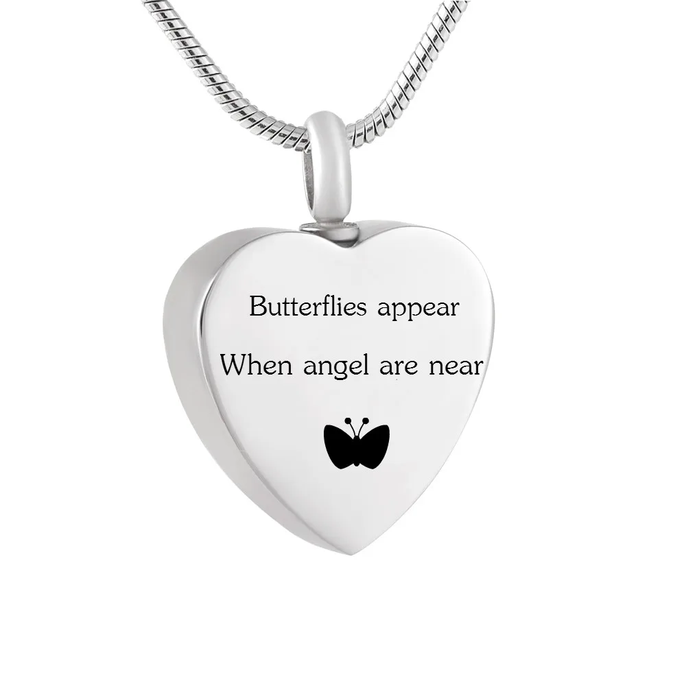 LHP74 Butterfly On Heart кулон кремационной урны для памятного кулона для праха Keepsake-бабочки появляются когда Ангел находится рядом
LHP74 Butterfly On Heart кулон кремационной урны для памятного кулона для праха Keepsake-бабочки появляются когда Ангел находится рядом