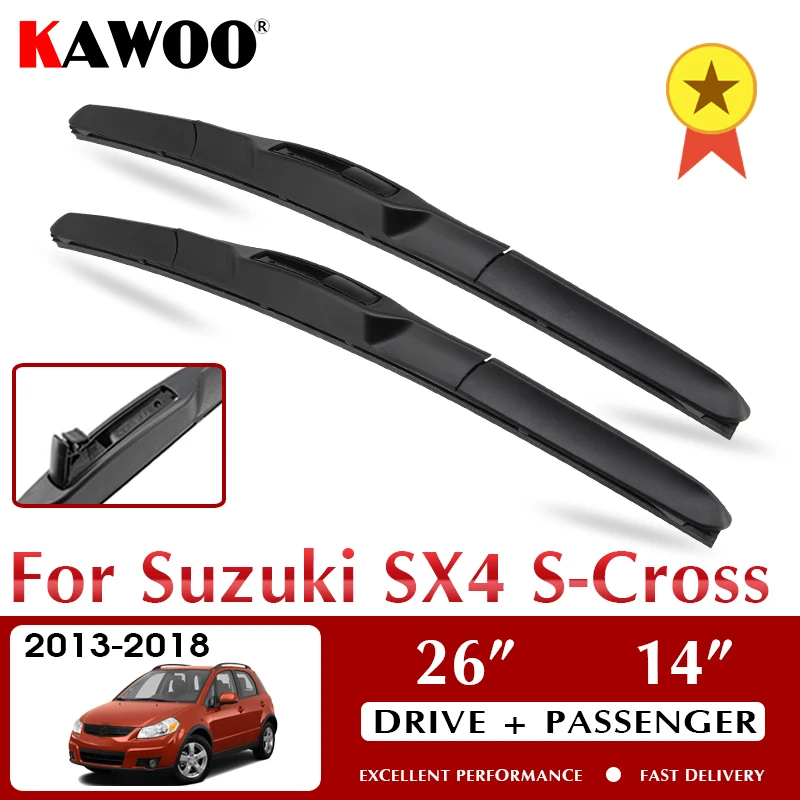 KAWOO Wiper Front Car Wiper Blade Blades For Suzuki SX4 2006-2014 Windshield Windscreen Window 26"+14" LHD RHD
KAWOO Wiper Front Car Wiper Blade Blades For Suzuki SX4 2006-2014 Windshield Windscreen Window 26"+14" LHD RHD