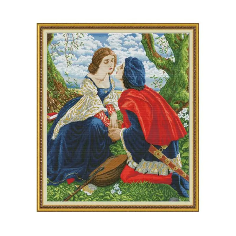 Joy Sunday Cross Stitch Embroidery Kits Lovers Patterns 14CT Counted Canvas11CT Printed Fabric DMC DIY Handmade Needlework Sets
Joy Sunday Cross Stitch Embroidery Kits Lovers Patterns 14CT Counted Canvas11CT Printed Fabric DMC DIY Handmade Needlework Sets