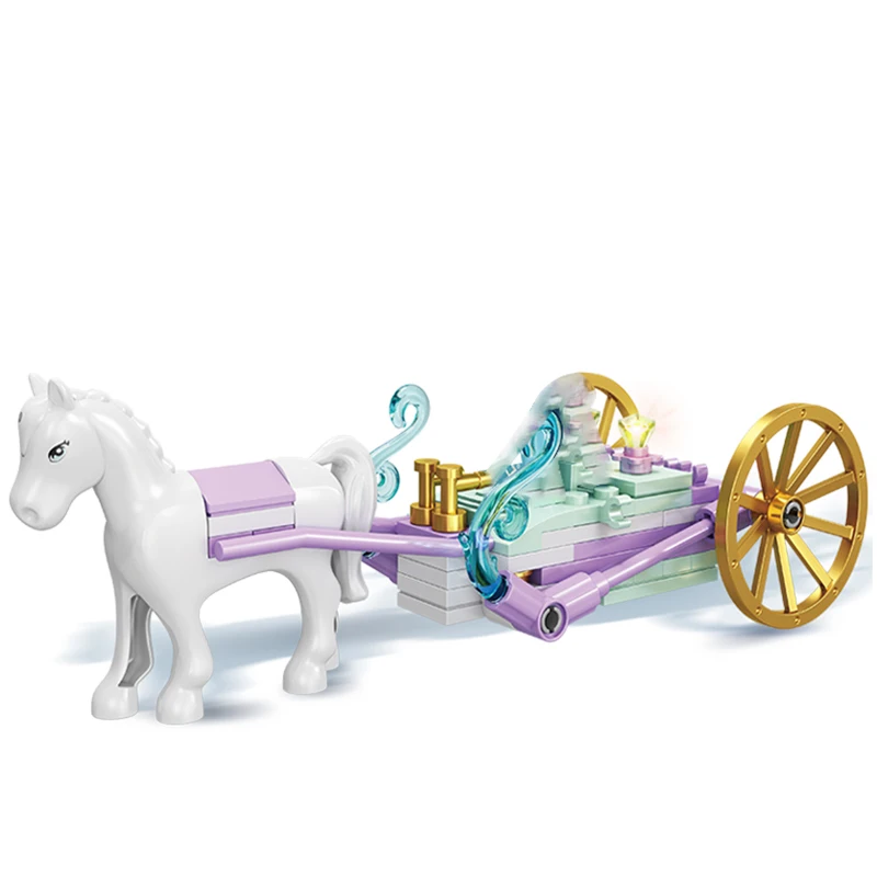 Enlightenment Toys Romantic Princess Carriage Friends Girls Building Blocks Assembling Brick Kids Halloween gift
Enlightenment Toys Romantic Princess Carriage Friends Girls Building Blocks Assembling Brick Kids Halloween gift