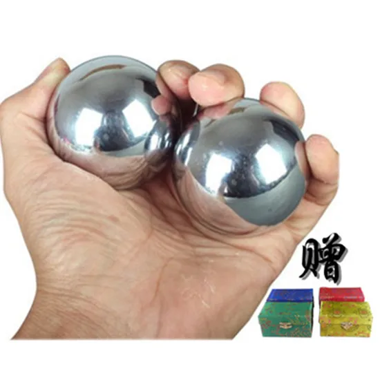 

Iron Ball and Elderly People Fitness Handball Exercise Finger Flexible Hollow Bell Massage Ball Solid Hand Rotating Ball