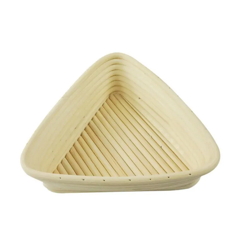New Bread Basket Natural Rattan Woven Bread Proofing Basket Triangle Dough Fermentation Basket Kitchen Bakeware Accessories
New Bread Basket Natural Rattan Woven Bread Proofing Basket Triangle Dough Fermentation Basket Kitchen Bakeware Accessories
