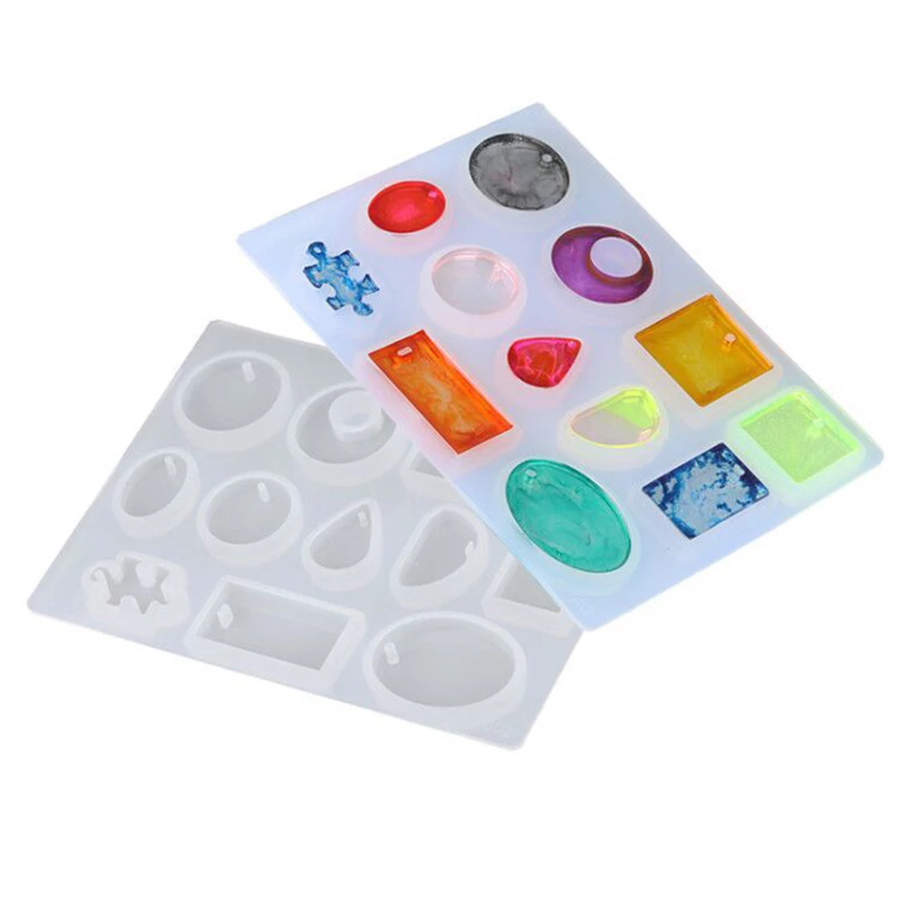 1pc Epoxy Resin Molds Square Round Rectangle With Hole Pendant Silicone Mold Resin Silicone Moulds Handmade Tool
1pc Epoxy Resin Molds Square Round Rectangle With Hole Pendant Silicone Mold Resin Silicone Moulds Handmade Tool