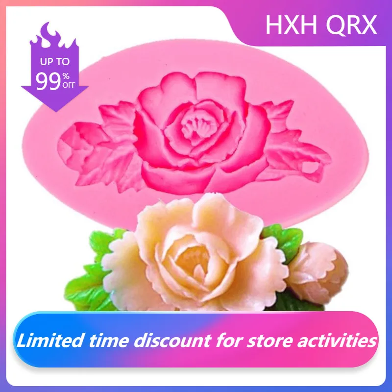 Roses Flowers chocolate wedding cake decorating tools DIY baking fondant silicone mold Clay Resin sugar Candy Sculpey HXH QRX 
Roses Flowers chocolate wedding cake decorating tools DIY baking fondant silicone mold Clay Resin sugar Candy Sculpey HXH QRX