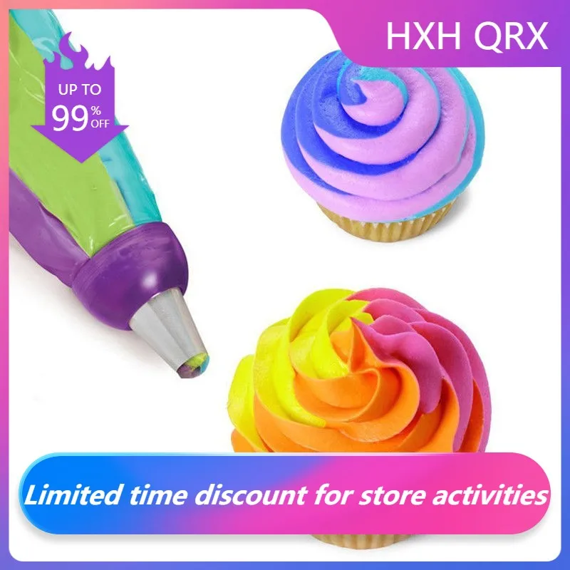 New 3-Color Icing Piping Bag Russian Nozzle Converter Coupler Cake Cream Pastry Bag Nozzle Adapter For Cupcake Fondant Cookie
New 3-Color Icing Piping Bag Russian Nozzle Converter Coupler Cake Cream Pastry Bag Nozzle Adapter For Cupcake Fondant Cookie