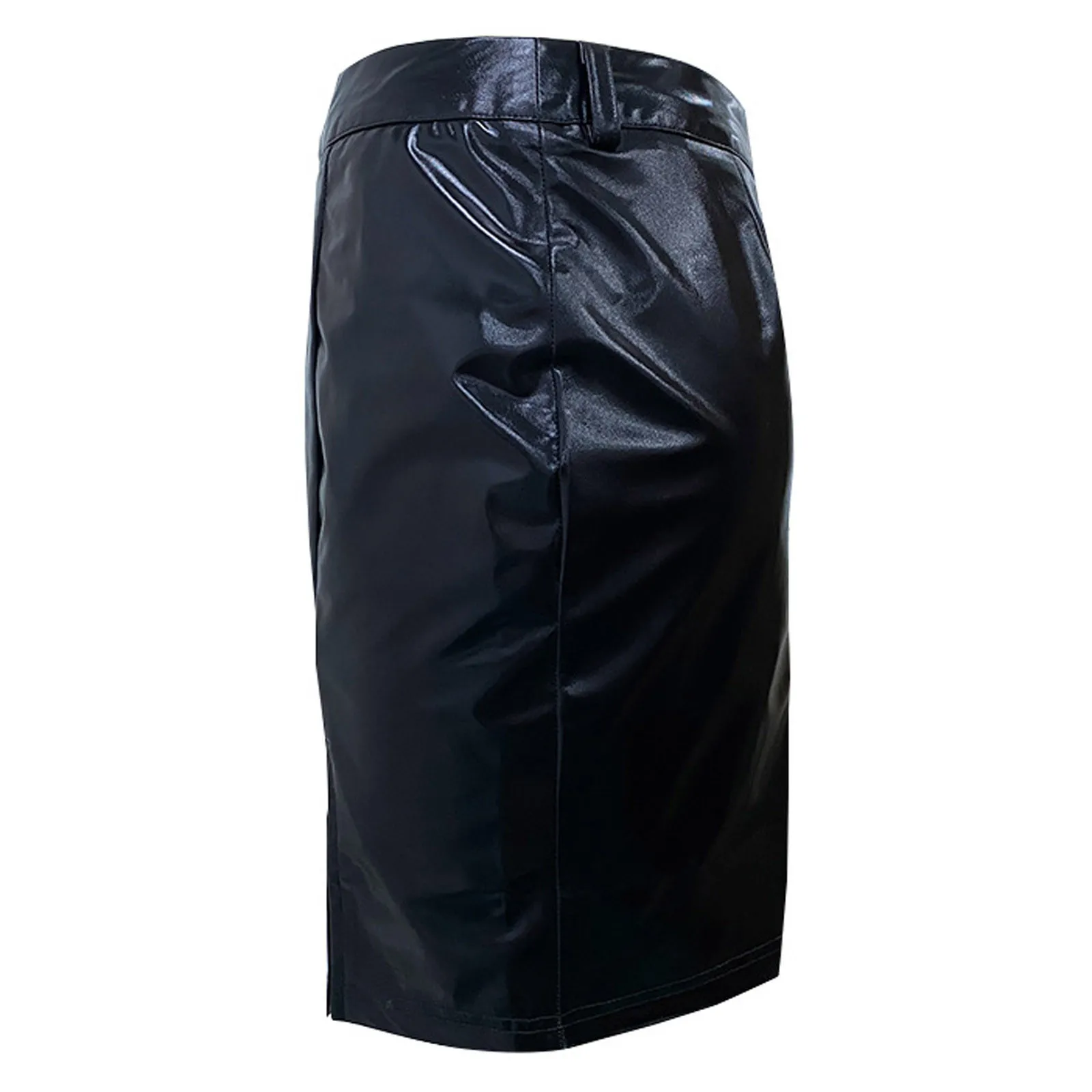 Womail Womens Fashion Sexy Solid Zipper High Waist Split Leather Irregular Mini A-Line Buttocks Short Skirt 2021 New Mujer Falda 
Womail Womens Fashion Sexy Solid Zipper High Waist Split Leather Irregular Mini A-Line Buttocks Short Skirt 2021 New Mujer Falda