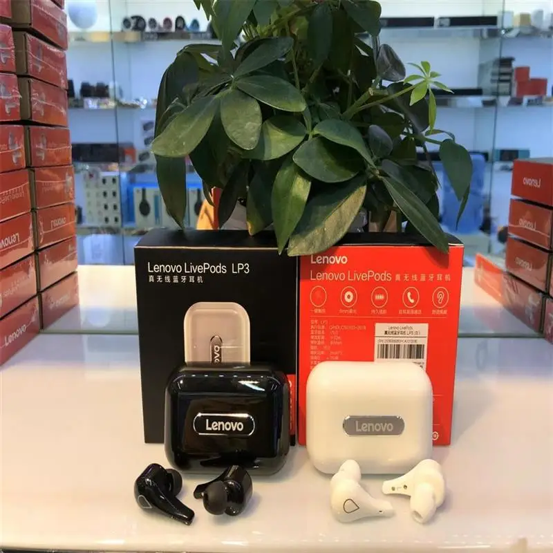 Lenovo LP3 Wireless Bluetooth 5.0 Earphones Waterproof TWS Low Latency Stereo Bass Sound Gaming Earbuds With LED Power Display
Lenovo LP3 Wireless Bluetooth 5.0 Earphones Waterproof TWS Low Latency Stereo Bass Sound Gaming Earbuds With LED Power Display