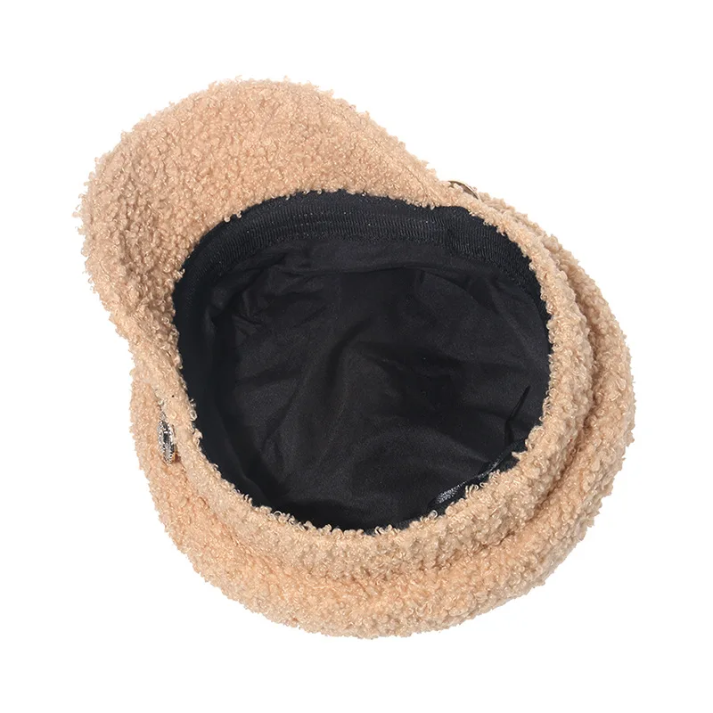 Winter Black Brown Newsboy Cap Hats Berets Female New Fashion Navy Hat With Brim Faux Fur Wool Warm Beret Casual White Girls
Winter Black Brown Newsboy Cap Hats Berets Female New Fashion Navy Hat With Brim Faux Fur Wool Warm Beret Casual White Girls
