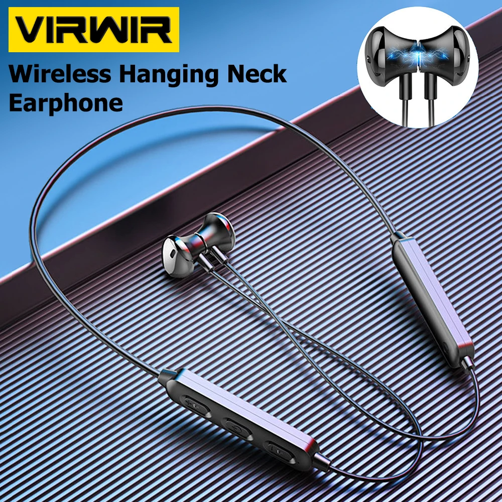 Wireless Bluetooth Earphone Hanging Neck Magnetic 9D HiFi Stereo Music Headset Waterproof Sport Earbuds With Noise Reduction Mic
Wireless Bluetooth Earphone Hanging Neck Magnetic 9D HiFi Stereo Music Headset Waterproof Sport Earbuds With Noise Reduction Mic