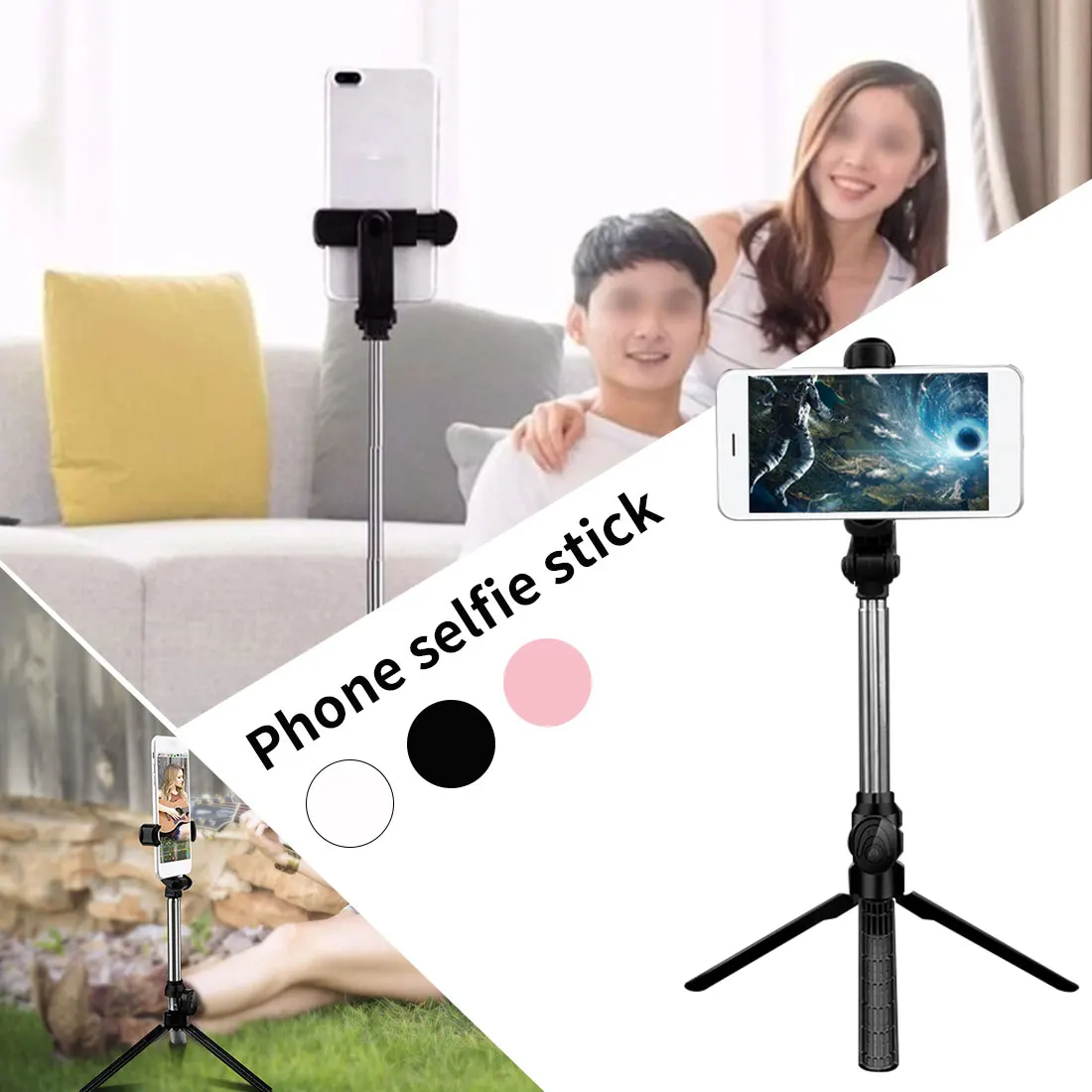 3 In 1 Wireless Bluetooth Selfie Stick Handheld Monopod Shutter Remote Foldable Mini Tripod for IPhone XR 8 X 7 6s Plus
3 In 1 Wireless Bluetooth Selfie Stick Handheld Monopod Shutter Remote Foldable Mini Tripod for IPhone XR 8 X 7 6s Plus