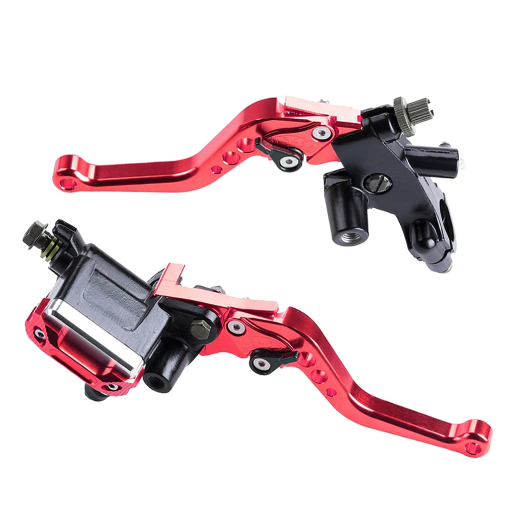 1 Pair 7/8'' Universal Motorcycle Brake Clutch Master Cylinder Kit Reservoir Levers Set Replacement Parts
1 Pair 7/8'' Universal Motorcycle Brake Clutch Master Cylinder Kit Reservoir Levers Set Replacement Parts