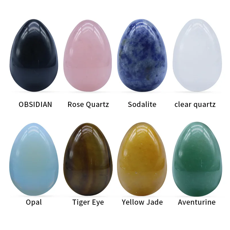 8PCS 8colors 30*20mm Eggs Shaped Natural Stone Beads Chakra Jewelry Pendulum Amulet Flower Pot And Fish Tank Decoration Beads
8PCS 8colors 30*20mm Eggs Shaped Natural Stone Beads Chakra Jewelry Pendulum Amulet Flower Pot And Fish Tank Decoration Beads