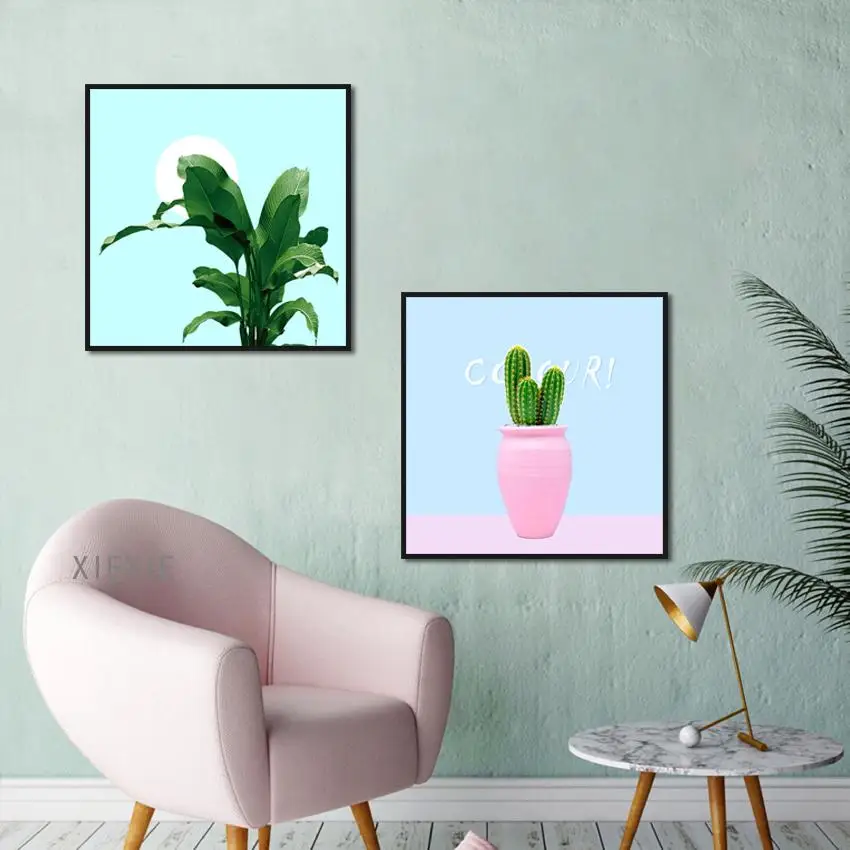 Modern Nordic Style Green Leaf Cactus Balloon Canvas Painting Living Room Decorative Posters for Room Office Hotel Decor
Modern Nordic Style Green Leaf Cactus Balloon Canvas Painting Living Room Decorative Posters for Room Office Hotel Decor