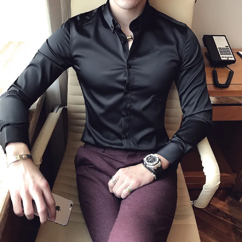 Spring Autumn Long Sleeve Shirt Men's Youth Shirt Casual Urban Youth Embroidered Youth Shirt Single-breasted Men's
Spring Autumn Long Sleeve Shirt Men's Youth Shirt Casual Urban Youth Embroidered Youth Shirt Single-breasted Men's