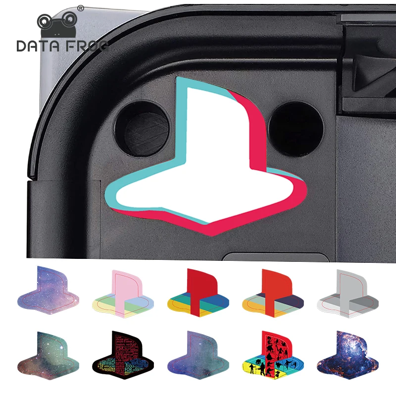DATA FROG 12 шт пользовательские виниловые наклейки для PS5 консоль Глянцевая логотип