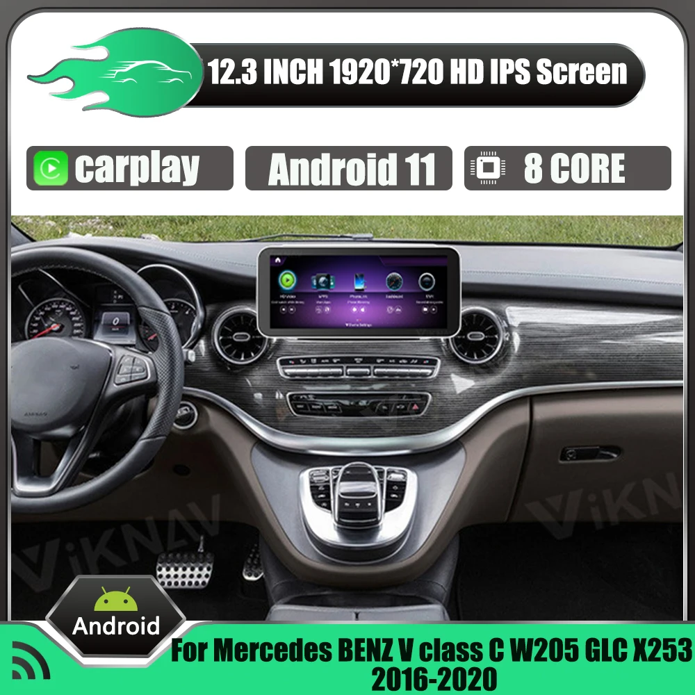 Android 11 128 ГБ 12,3 дюймов для Mercedes BENZ V class C W205 GLC X253 2016-2020 автомобильный радиоплеер Навигация стерео головное устройство
Android 11 128 ГБ 12,3 дюймов для Mercedes BENZ V class C W205 GLC X253 2016-2020 автомобильный радиоплеер Навигация стерео головное устройство