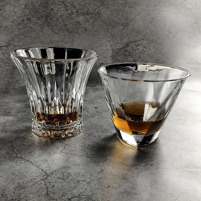 2 Pcs set high quality fashion home bar lead-free whiskey glass cups 200829-20
2 Pcs set high quality fashion home bar lead-free whiskey glass cups 200829-20