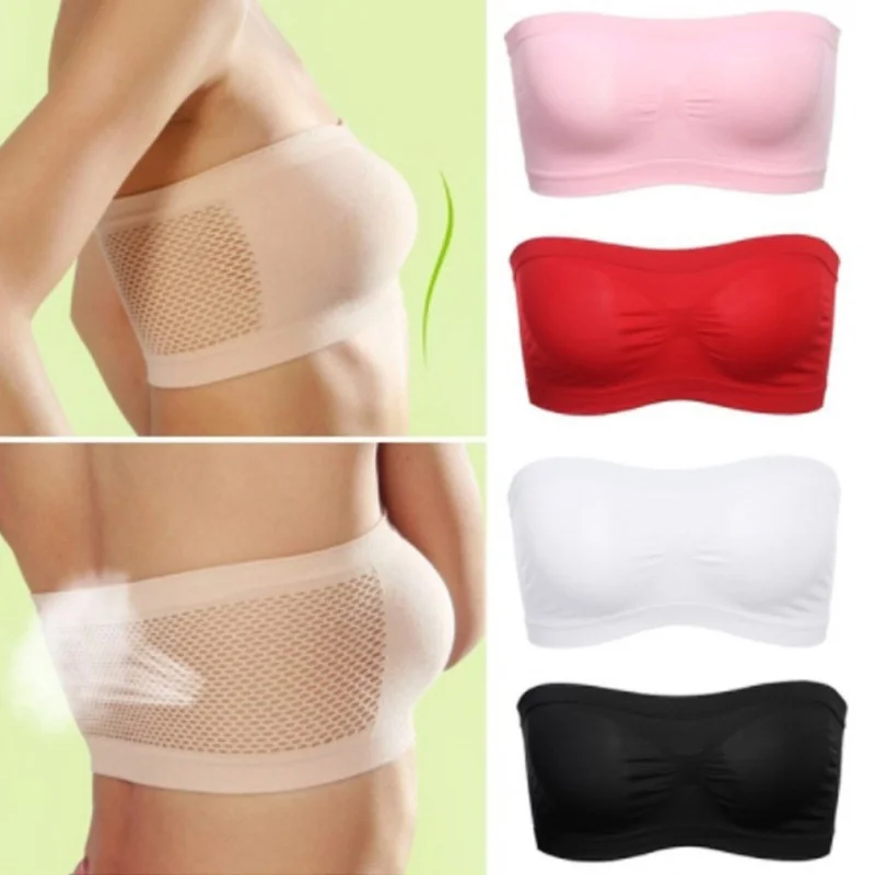 Underwear Women Sexy Strapless Bra Mesh No Rims Breathable Seamless Wrap Bra Anti-Light Movement Bra Ropa Mujer Sujetador Sexy
Underwear Women Sexy Strapless Bra Mesh No Rims Breathable Seamless Wrap Bra Anti-Light Movement Bra Ropa Mujer Sujetador Sexy