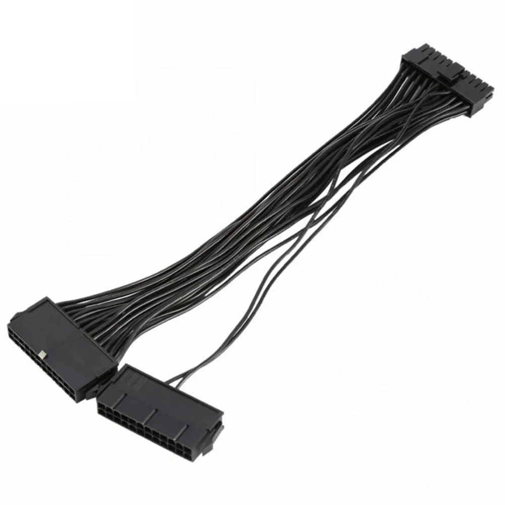 24 Pin Cable Connector Dual PSU Power Supply Extension Cable Synchronous Cord ATX 30cm 24Pin 20+4pin For Computer
24 Pin Cable Connector Dual PSU Power Supply Extension Cable Synchronous Cord ATX 30cm 24Pin 20+4pin For Computer