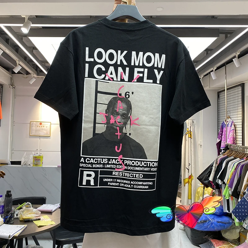 Cactus Jack T-shirt 2021 Summer Men Women LOOK MOM I CAN FLY Travis Scott Tee Hip Hop Graphic Logo Print Tops Short Sleeve
Cactus Jack T-shirt 2021 Summer Men Women LOOK MOM I CAN FLY Travis Scott Tee Hip Hop Graphic Logo Print Tops Short Sleeve